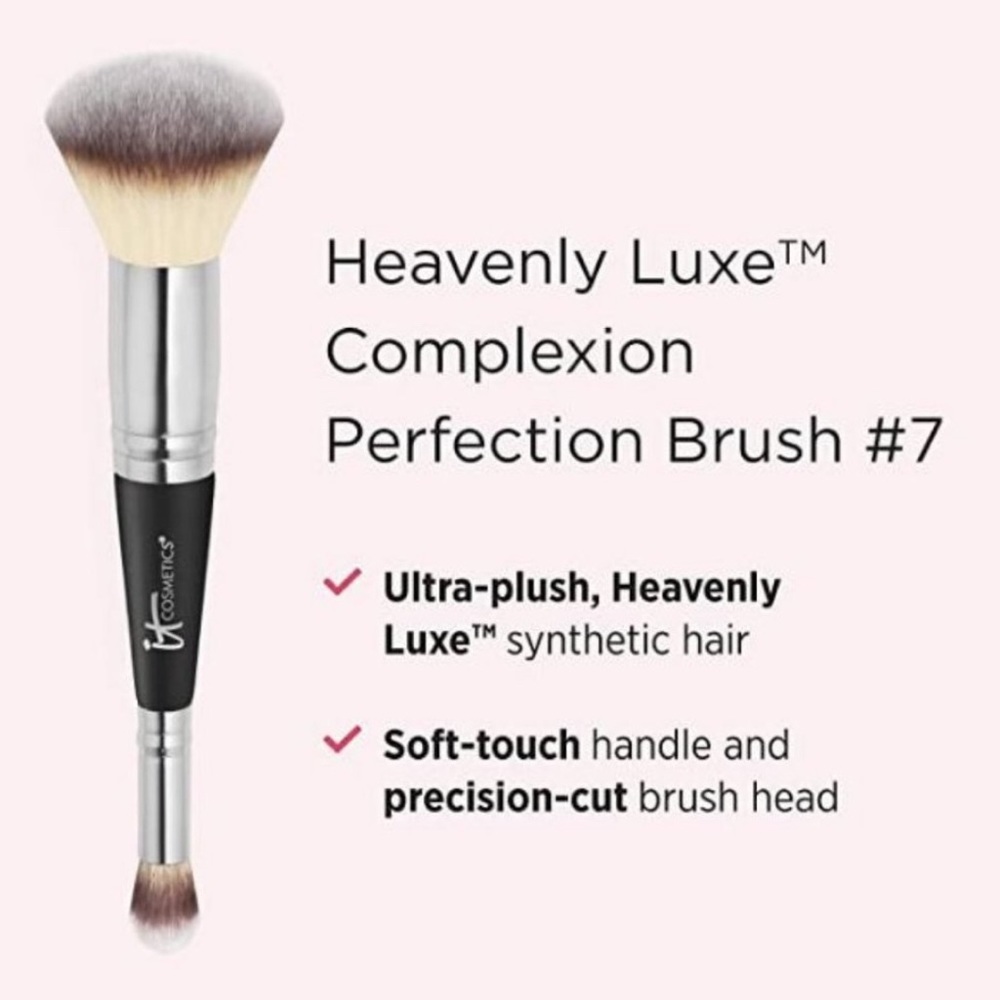 IT Cosmetics NEW Heavenly Luxe #7 Complexion Perfection All Over Brush & Conceal
